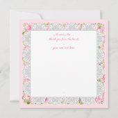 Hibiskus und Spitzen PINK (Rückseite)