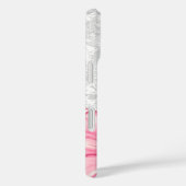 Hibiskus und Spitzen PINK Case-Mate iPhone Hülle (Rückseite / Rechts)