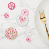 Hibiskus und Spitzen PINK Konfetti (Gruppe)