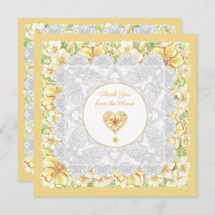 Hibiskus und Spitzen YELLOW