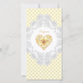 Hibiskus und Spitzen YELLOW (Rückseite)