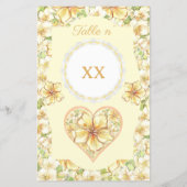 Hibiskus und Spitzen YELLOW (Rückseite)