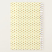 Hibiskus und Spitzen YELLOW Planer (Rückseite)