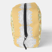 Hibiskus und Spitzen YELLOW Waschbeutel (Rechts)