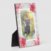 Hibiskus und Spitzenleistung ROT Fotoplatte (Seite)