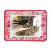 Hibiskus und Spitzenleistung ROT Magnet (Horizontal)