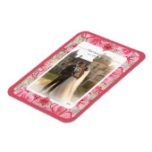 Hibiskus und Spitzenleistung ROT Magnet (Linke Seite)