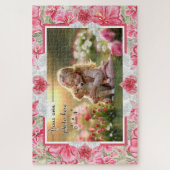 Hibiskus und Spitzenleistung ROT Puzzle (Vertikal)