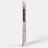 Hibiskus und Spitzenleistung ROT Samsung Galaxy Hülle (Rechte Seite)