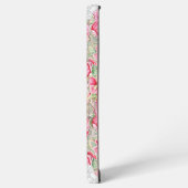 Hibiskus und Spitzenleistung ROT Samsung Galaxy Hülle (Linke Seite)