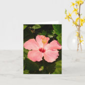 HIBISKUS - V KARTE (Gelbe Blume)