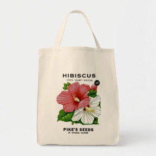 Hibiskus-Vintage-Samenpaket Tragetasche
