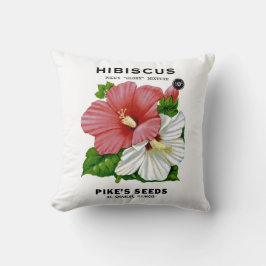 Hibiskus Vintages Saatgut Kissen
