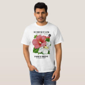 Hibiskus Vintages Saatgut T-Shirt (Vorne ganz)