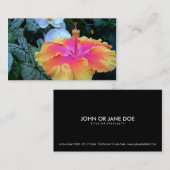 Hibiskus Visitenkarte (Vorne/Hinten)