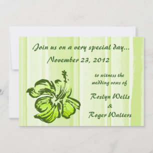 Hibiskus von Aquarellen Einladung