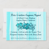 Hibiskus von Aquarellen Einladung (Rückseite)