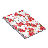 Hibiskus von Aquarellen und Muster von Lantana Notizblock (Rechte Seite)