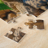 Hibiskus wächst auf einer felsigen Klippe Puzzle (Seite)
