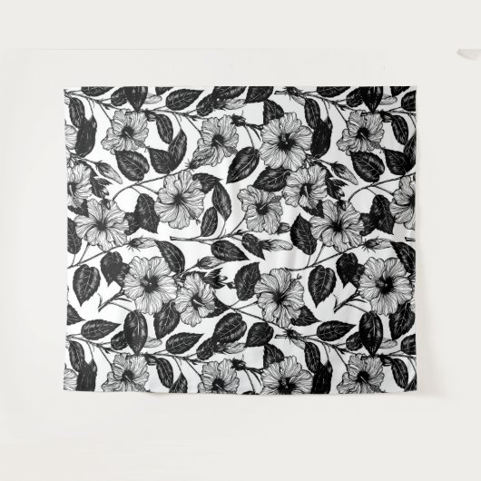 Hibiskus Wandteppich (Vorderseite (Horizontal))