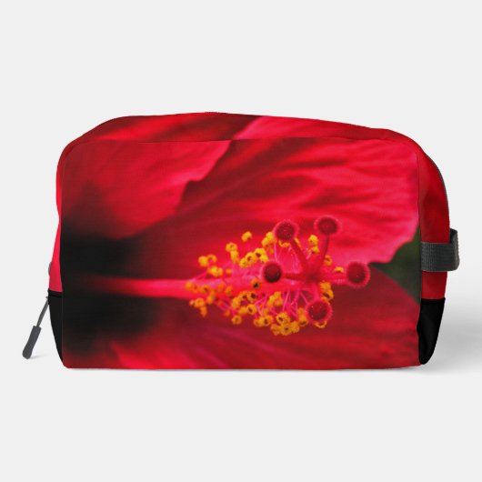 Hibiskus Waschbeutel (Rückseite)