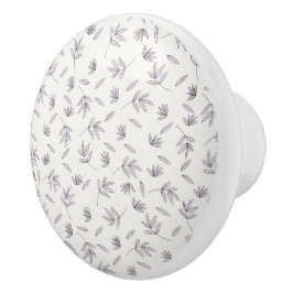 Hibiskus Wasserfarbene botanische Blüte Nahtlos Keramikknauf