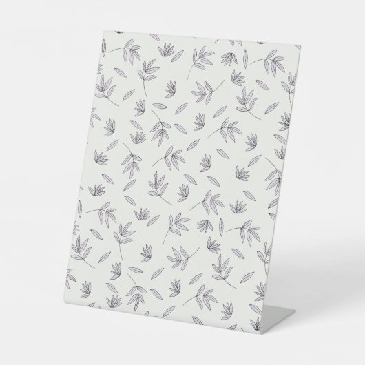 Hibiskus Wasserfarbene botanische Blüte Nahtlos Sockelschild (Vorderseite)