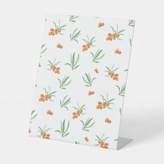 Hibiskus Wasserfarbene botanische Blüte Nahtlos Sockelschild (Vorderseite)