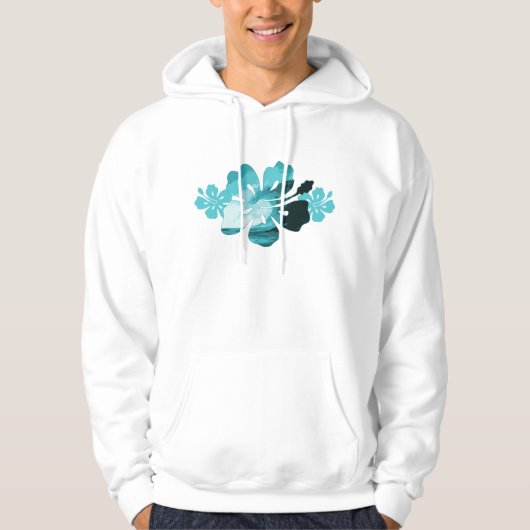 Hibiskus Wave Sweatshirt (Vorderseite)