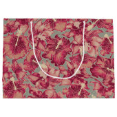 Hibiskus, Weihnachten im hawaiianischen Stil Große Geschenktüte (Rückseite)