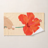 Hibiskus Zuneigung Badhandtuch Set (Handtuch)