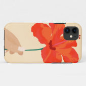 Hibiskus Zuneigung Case-Mate iPhone Hülle (Rückseite (Horizontal))