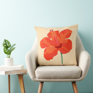 Hibiskus Zuneigung Kissen