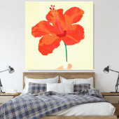 Hibiskus Zuneigung Leinwanddruck (Insitu (Schlafzimmer))