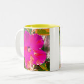 Hibiskus Zweifarbige Tasse (Vorderseite Links)