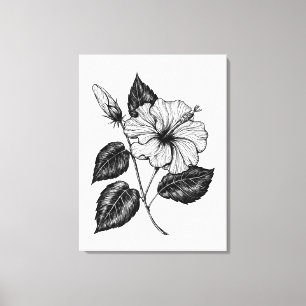 Hibiskusblüte II Leinwanddruck