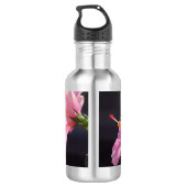 Hibiskusblüte im Profil Edelstahlflasche (Rückseite)