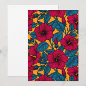 Hibiskusblüten (Vorne/Hinten)