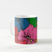 Hibiskusblüten #5 kaffeetasse (Vorderseite Links)