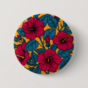 Hibiskusblüten Button
