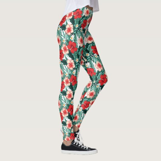 Hibiskusblüten  leggings (Rechts)