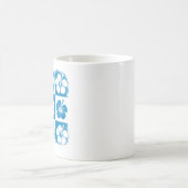 Hibiskusblütenmuster Kaffeetasse (Mittel)