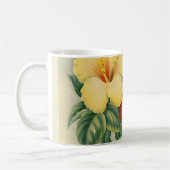 Hibiskusdruck Kaffeetasse (Links)