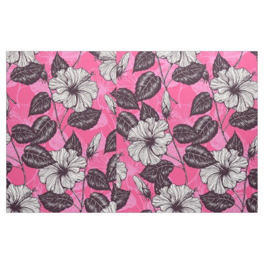 Hibiskusgarten 2 stoff (Fat Quarter (45,7 x 55,9 cm))