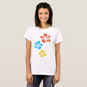 Hibiskust-shirt T-Shirt (Vorne ganz)