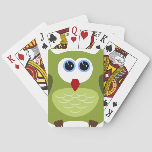 Hibou vert spielkarten (Rückseite)
