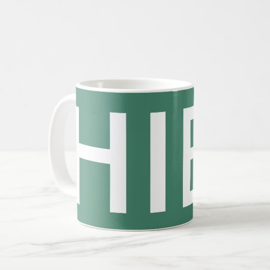 Hibs Tasse (Vorderseite Links)