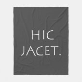 Hic Jacet Fleecedecke (Vorderseite)