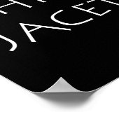 Hic Jacet Poster (Ecke)