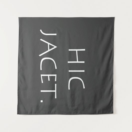 Hic Jacet Wandteppich (Vorderseite (Horizontal))